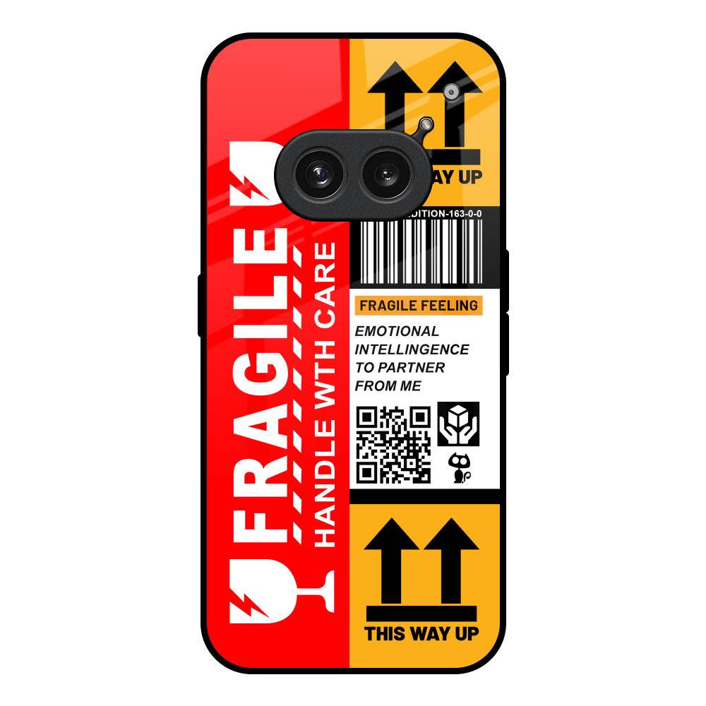 Handle With Care Nothing Phone 2a 5G Glass Back Cover Online
