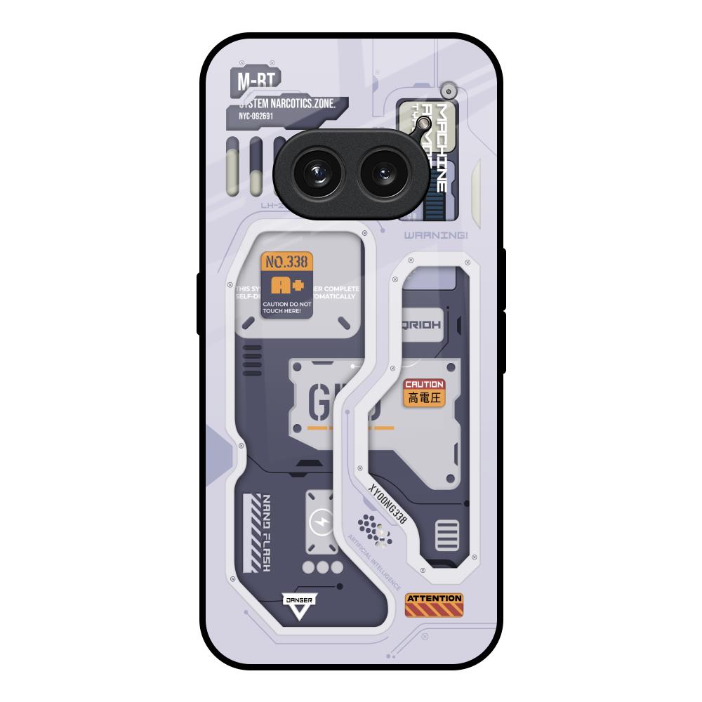 Tech Savvy Nothing Phone 2a 5G Glass Back Cover Online