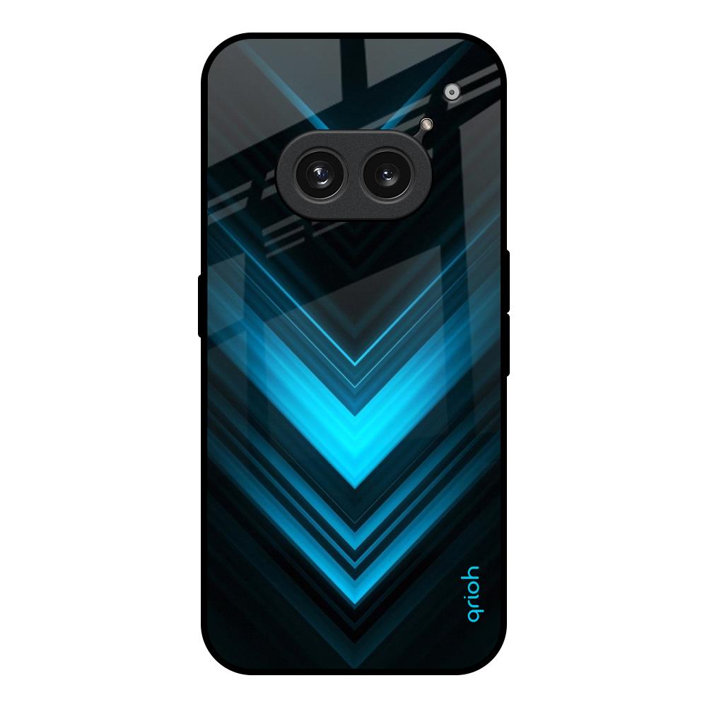 Vertical Blue Arrow Nothing Phone 2a 5G Glass Back Cover Online