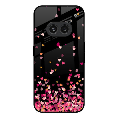 Heart Rain Fall Nothing Phone 2a 5G Glass Back Cover Online