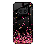 Heart Rain Fall Nothing Phone 2a 5G Glass Back Cover Online