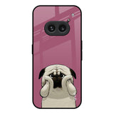 Funny Pug Face Nothing Phone 2a 5G Glass Back Cover Online