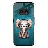 Adorable Baby Elephant Nothing Phone 2a 5G Glass Back Cover Online