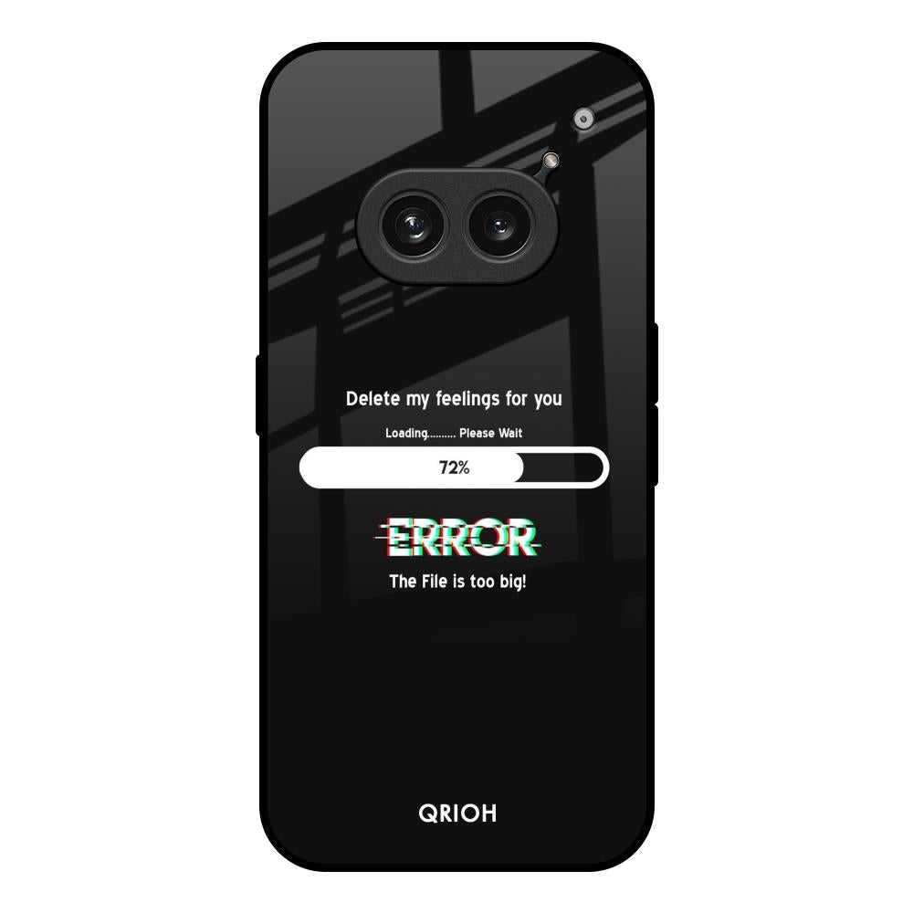Error Nothing Phone 2a 5G Glass Back Cover Online