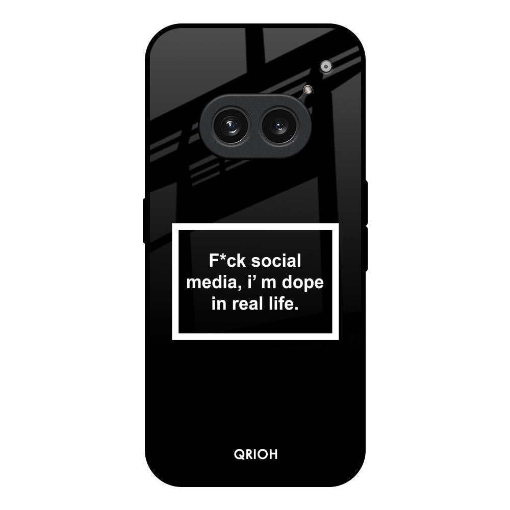 Dope In Life Nothing Phone 2a 5G Glass Back Cover Online