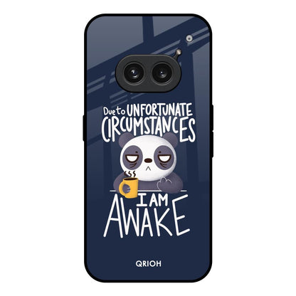 Struggling Panda Nothing Phone 2a 5G Glass Back Cover Online