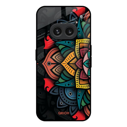 Retro Gorgeous Flower Nothing Phone 2a 5G Glass Back Cover Online