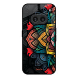 Retro Gorgeous Flower Nothing Phone 2a 5G Glass Back Cover Online