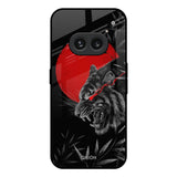 Red Moon Tiger Nothing Phone 2a 5G Glass Back Cover Online