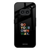 Go Your Own Way Nothing Phone 2a 5G Glass Back Cover Online