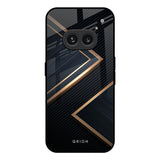 Sleek Golden & Navy Nothing Phone 2a 5G Glass Back Cover Online