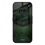 Green Leather Nothing Phone 2a 5G Glass Back Cover Online