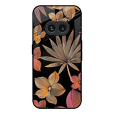 Lines Pattern Flowers Nothing Phone 2a 5G Glass Back Cover Online