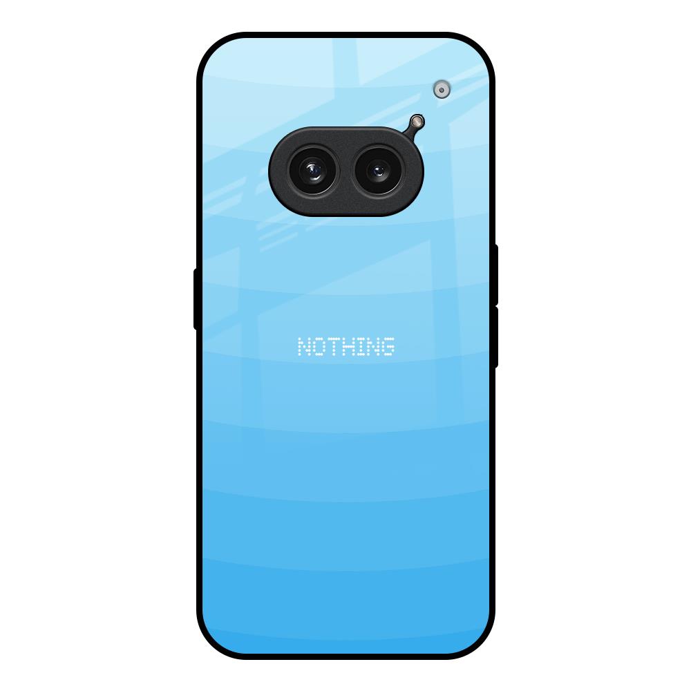 Wavy Blue Pattern Nothing Phone 2a 5G Glass Back Cover Online