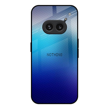 Blue Rhombus Pattern Nothing Phone 2a 5G Glass Back Cover Online