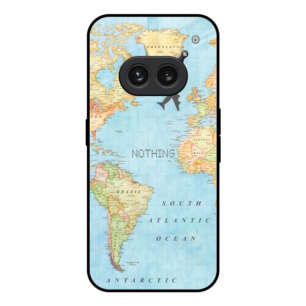 Fly Around The World Nothing Phone 2a 5G Glass Back Cover Online