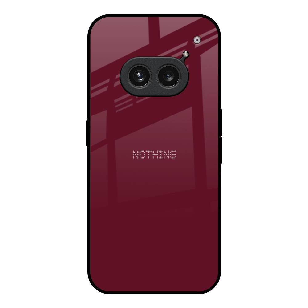 Classic Burgundy Nothing Phone 2a 5G Glass Back Cover Online
