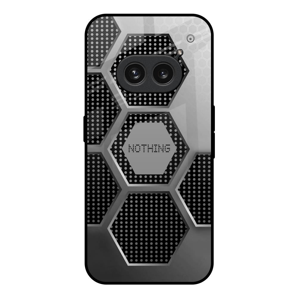 Hexagon Style Nothing Phone 2a 5G Glass Back Cover Online