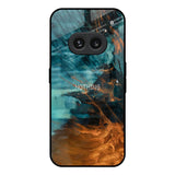 Golden Splash Nothing Phone 2a 5G Glass Back Cover Online
