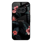 Tropical Art Flower Nothing Phone 2a 5G Glass Back Cover Online