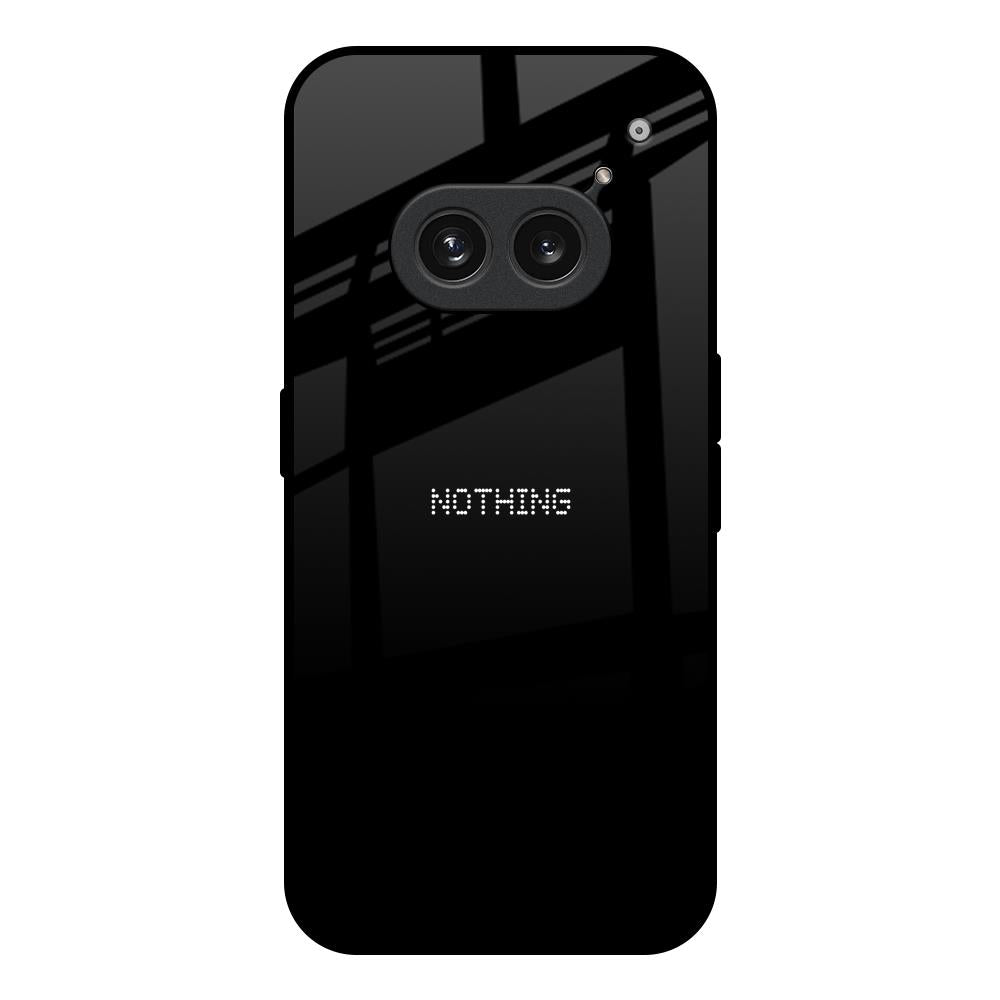 Jet Black Nothing Phone 2a 5G Glass Back Cover Online