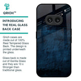 Dark Blue Grunge Glass Case for Nothing Phone 2a 5G