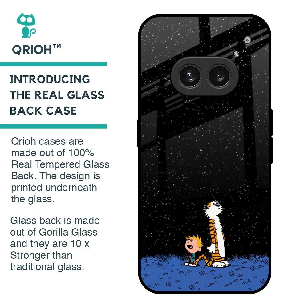 Night Sky Star Glass Case for Nothing Phone 2a 5G