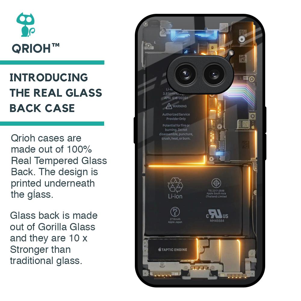 Glow Up Skeleton Glass Case for Nothing Phone 2a 5G