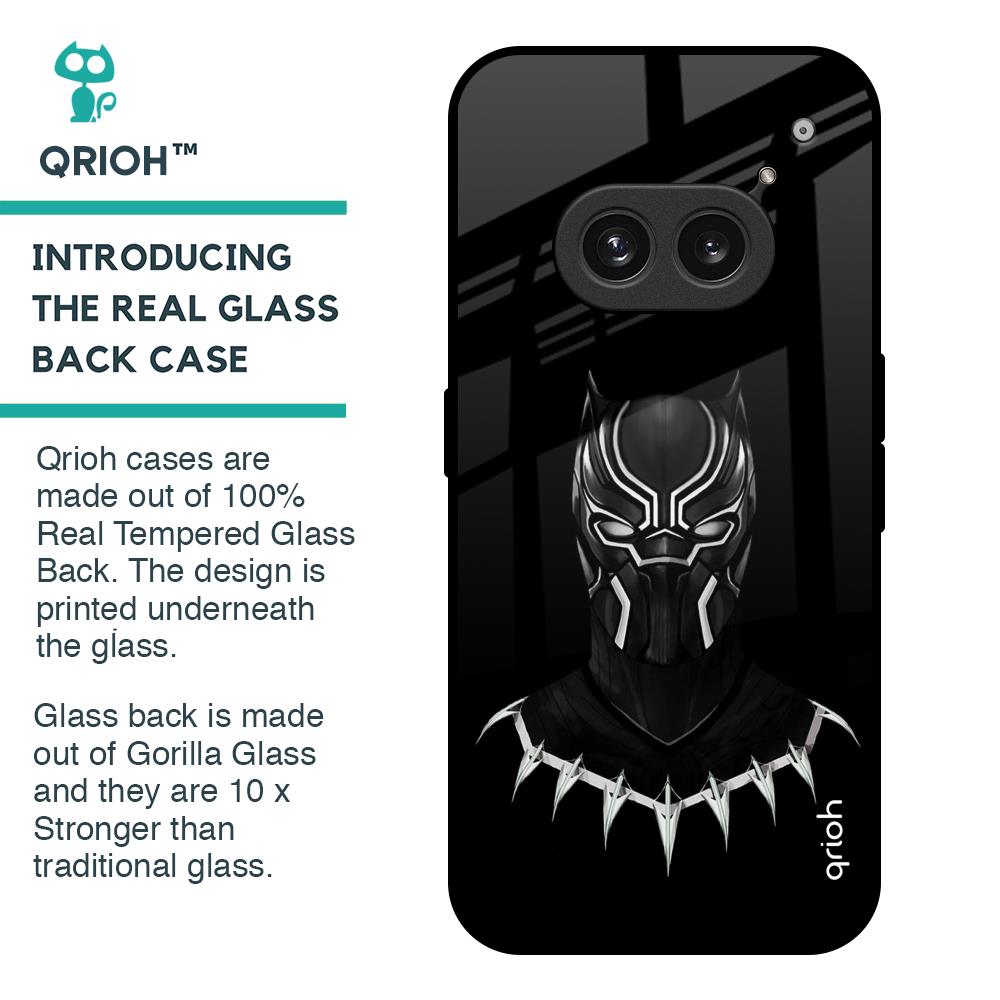 Dark Superhero Glass Case for Nothing Phone 2a 5G