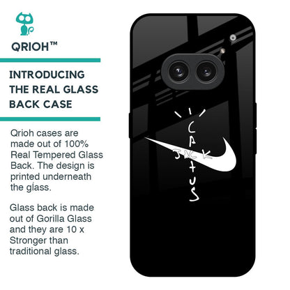 Jack Cactus Glass Case for Nothing Phone 2a 5G