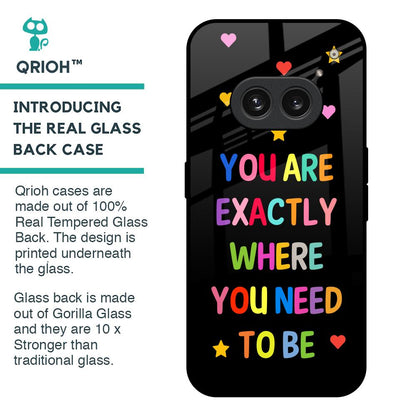 Magical Words Glass Case for Nothing Phone 2a 5G