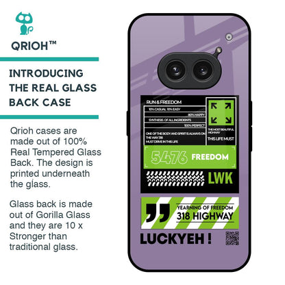 Run & Freedom Glass Case for Nothing Phone 2a 5G
