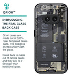 Skeleton Inside Glass Case for Nothing Phone 2a 5G