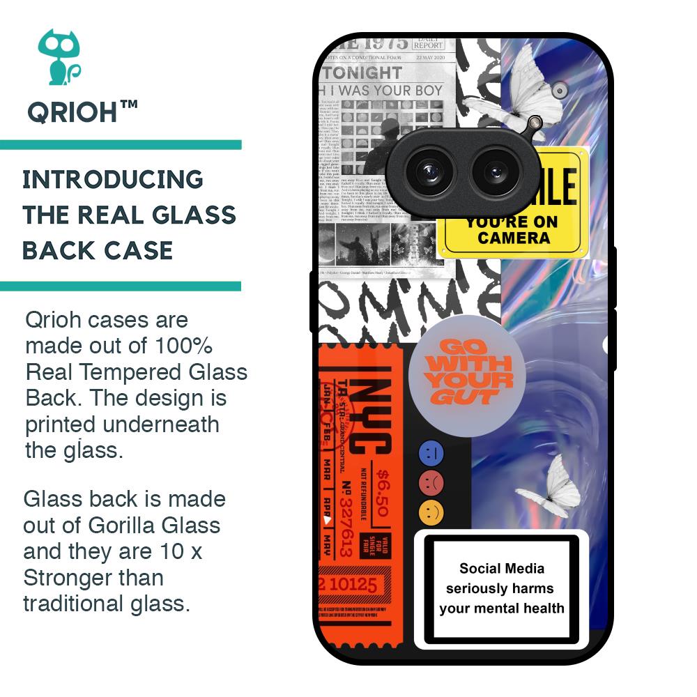 Smile for Camera Glass Case for Nothing Phone 2a 5G
