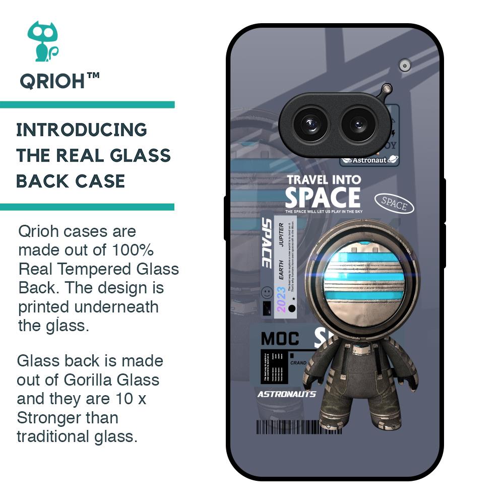 Space Travel Glass Case for Nothing Phone 2a 5G