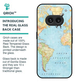 Travel Map Glass Case for Nothing Phone 2a 5G
