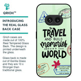 Travel Stamps Glass Case for Nothing Phone 2a 5G