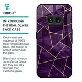Geometric Purple Glass Case For Nothing Phone 2a 5G