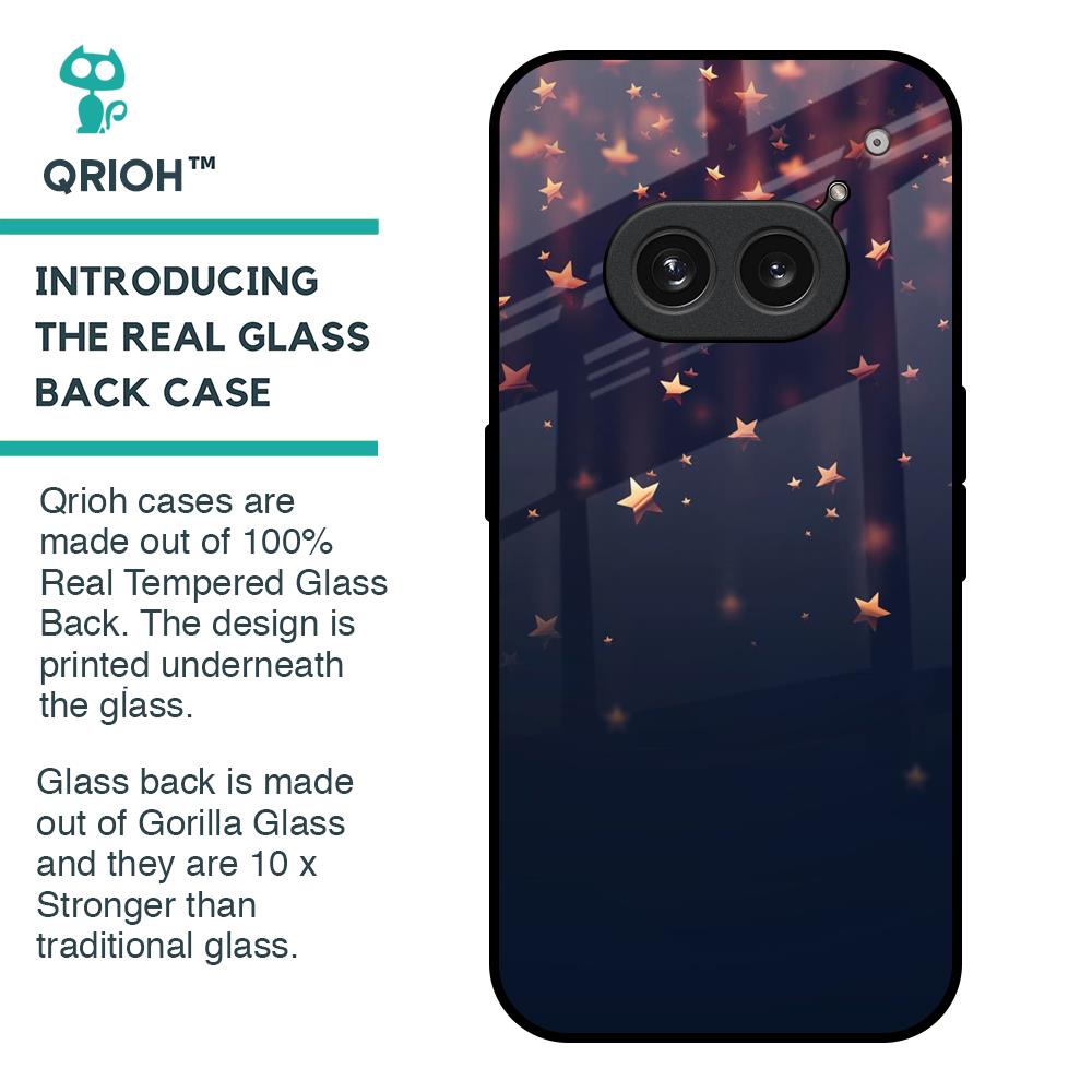 Falling Stars Glass Case For Nothing Phone 2a 5G
