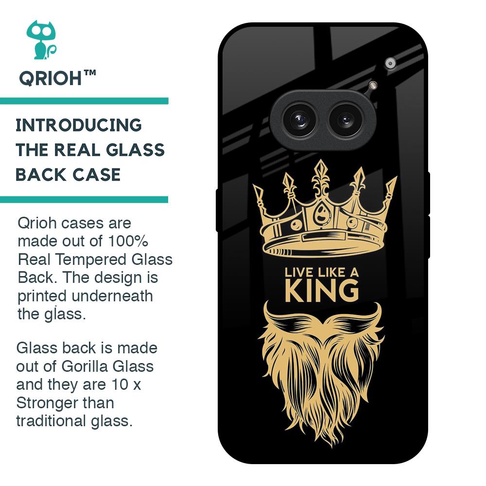 King Life Glass Case For Nothing Phone 2a 5G