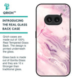 Diamond Pink Gradient Glass Case For Nothing Phone 2a 5G