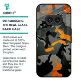 Camouflage Orange Glass Case For Nothing Phone 2a 5G