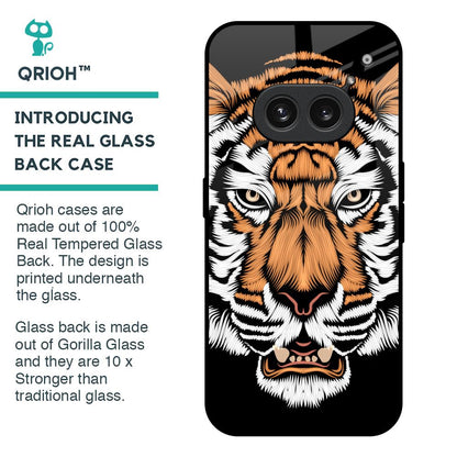 Angry Tiger Glass Case For Nothing Phone 2a 5G