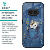 Kitty In Pocket Glass Case For Nothing Phone 2a 5G