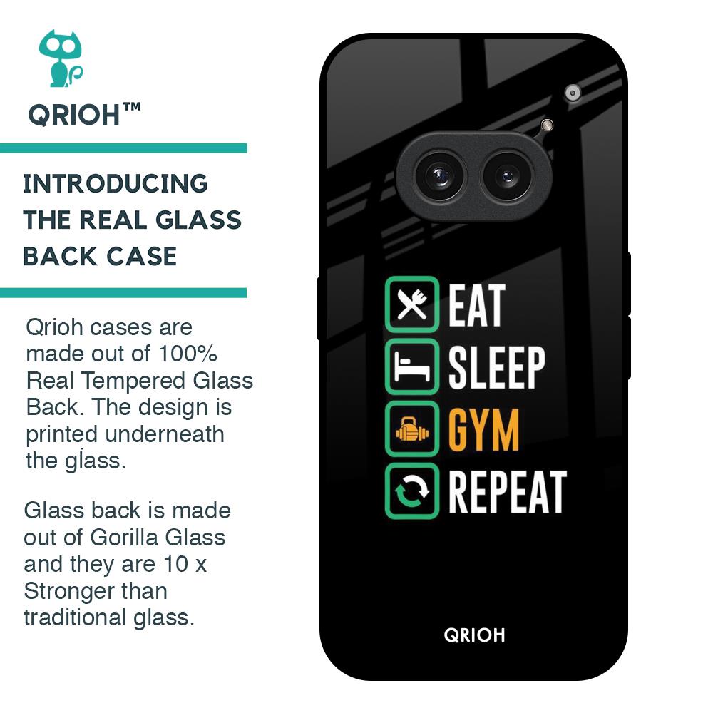 Daily Routine Glass Case for Nothing Phone 2a 5G