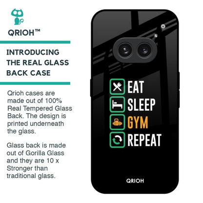 Daily Routine Glass Case for Nothing Phone 2a 5G