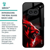 Red Angry Lion Glass Case for Nothing Phone 2a 5G