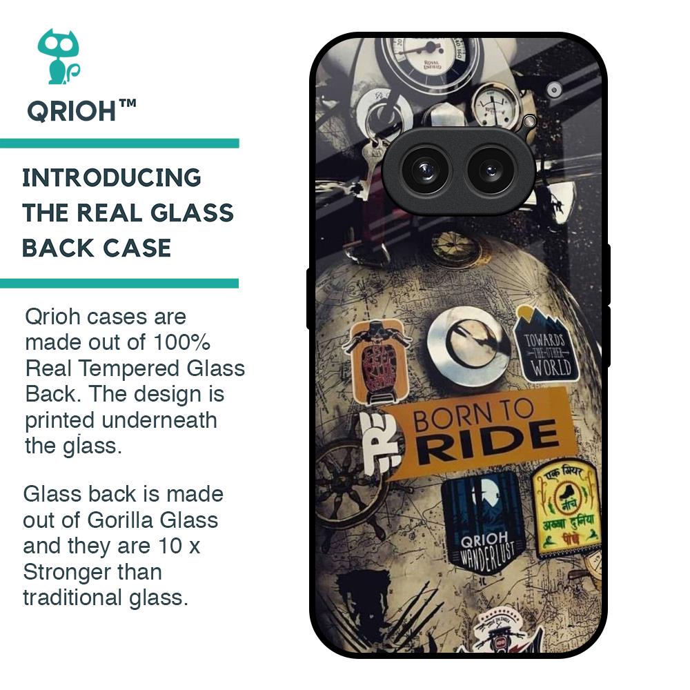 Ride Mode On Glass Case for Nothing Phone 2a 5G
