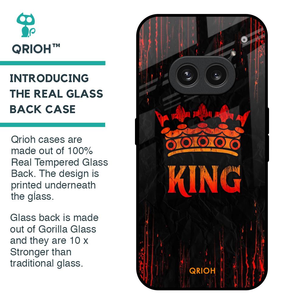 Royal King Glass Case for Nothing Phone 2a 5G