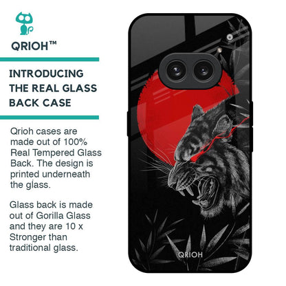 Red Moon Tiger Glass Case for Nothing Phone 2a 5G